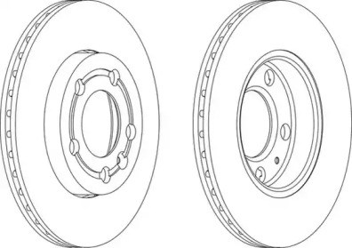 Тормозной диск WAGNER WGR1164-1