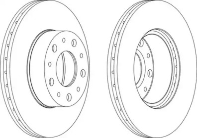 Тормозной диск WAGNER WGR1170-1
