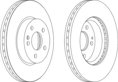 Тормозной диск WAGNER WGR1203-1