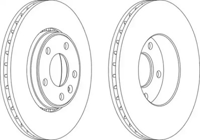Тормозной диск WAGNER WGR1204-1