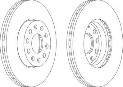 Тормозной диск WAGNER WGR1218-1
