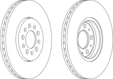 Тормозной диск WAGNER WGR1221-1