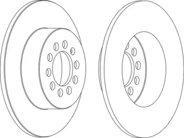 Тормозной диск WAGNER WGR1224-1