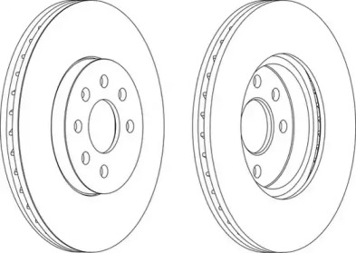 Тормозной диск WAGNER WGR1236-1
