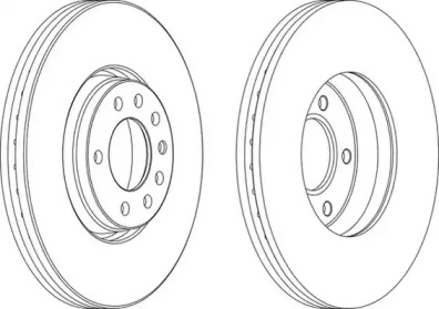 Тормозной диск WAGNER WGR1261-1