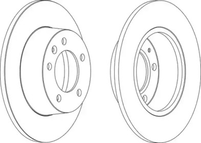 Тормозной диск WAGNER WGR1272-1