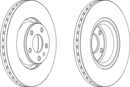 Тормозной диск WAGNER WGR1277-1
