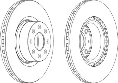 Тормозной диск WAGNER WGR1298-1