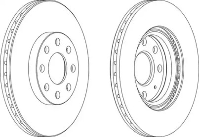 Тормозной диск WAGNER WGR1304-1