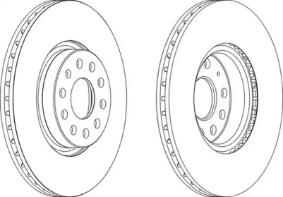 Тормозной диск WAGNER WGR1305-1