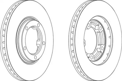 Тормозной диск WAGNER WGR1404-1