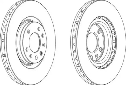 Тормозной диск WAGNER WGR1512-1