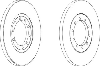 Тормозной диск WAGNER WGR1537-1