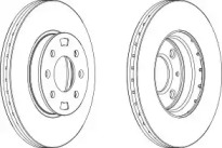 Тормозной диск WAGNER WGR1603-1