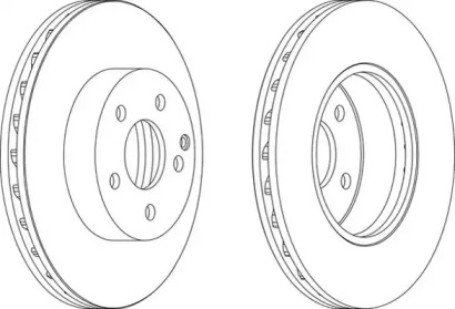 Тормозной диск WAGNER WGR1690-1