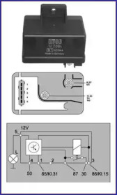 Реле HITACHI 132084