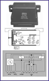 Реле, система накаливания HITACHI 132165