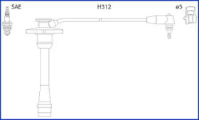 Комплект электропроводки HITACHI 134130