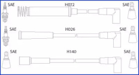 Комплект электропроводки HITACHI 134225