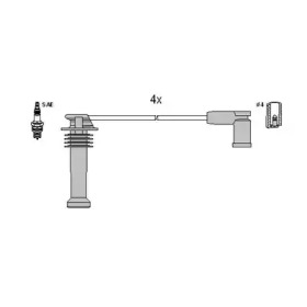 Комплект электропроводки HITACHI 134278