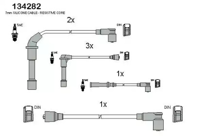 Комплект электропроводки HITACHI 134282