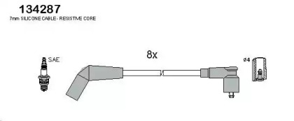 Комплект электропроводки HITACHI 134287