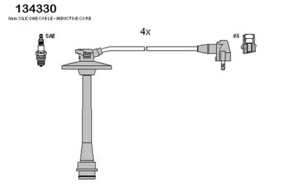 Комплект электропроводки HITACHI 134330