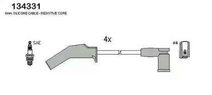 Комплект электропроводки HITACHI 134331