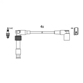 Комплект электропроводки HITACHI 134759