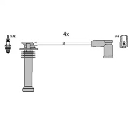 Комплект электропроводки HITACHI 134839