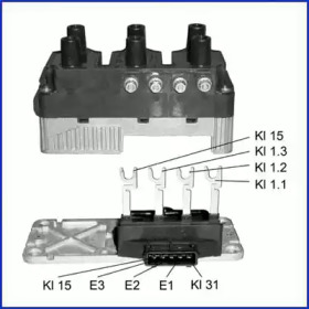 Катушка зажигания HITACHI 138434