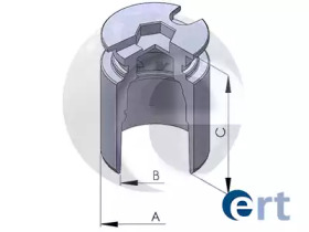 Поршень, корпус скобы тормоза ERT 150198-C