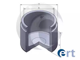 Поршень, корпус скобы тормоза ERT 150234-C