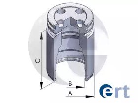 Поршень, корпус скобы тормоза ERT 150760-C