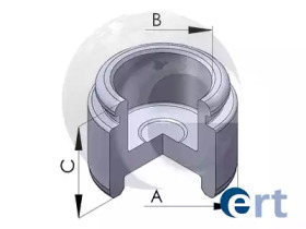 Поршень, корпус скобы тормоза ERT 150771-C