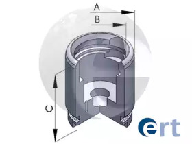 Поршень, корпус скобы тормоза ERT 150822-C