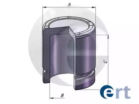 Поршень, корпус скобы тормоза ERT 150841-C