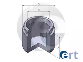 Поршень, корпус скобы тормоза ERT 151038-C