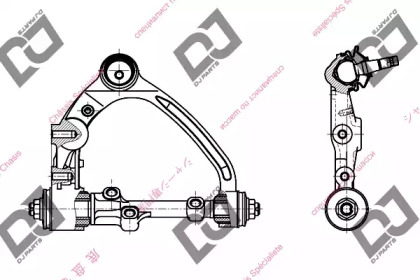 Рычаг независимой подвески колеса DJ PARTS DA1458