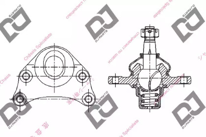 Шарнир DJ PARTS DB1013