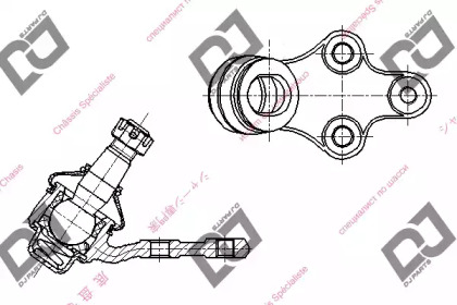 Шарнир DJ PARTS DB1206