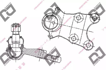 Шарнир DJ PARTS DB1212