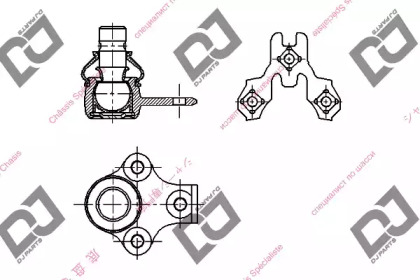 Шарнир DJ PARTS DB1266