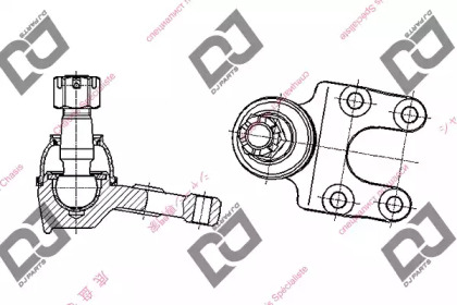 Шарнир DJ PARTS DB1282