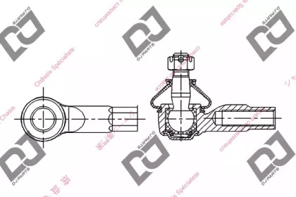 Шарнир DJ PARTS DE1080