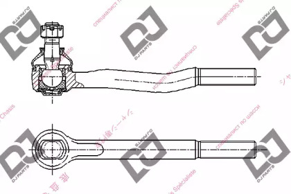 Наконечник поперечной рулевой тяги DJ PARTS DE1347