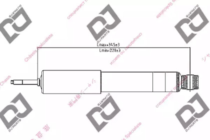 Амортизатор DJ PARTS DS1182GT