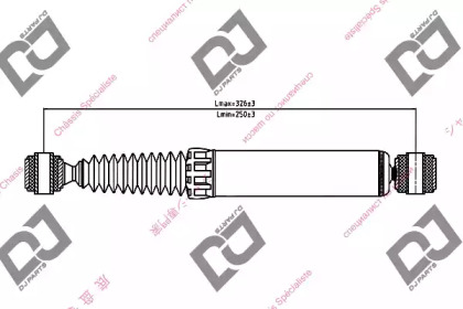 Амортизатор DJ PARTS DS1222GT