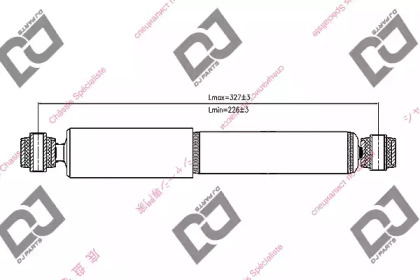 Амортизатор DJ PARTS DS1226GT