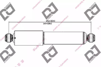 Амортизатор DJ PARTS DS1227GT